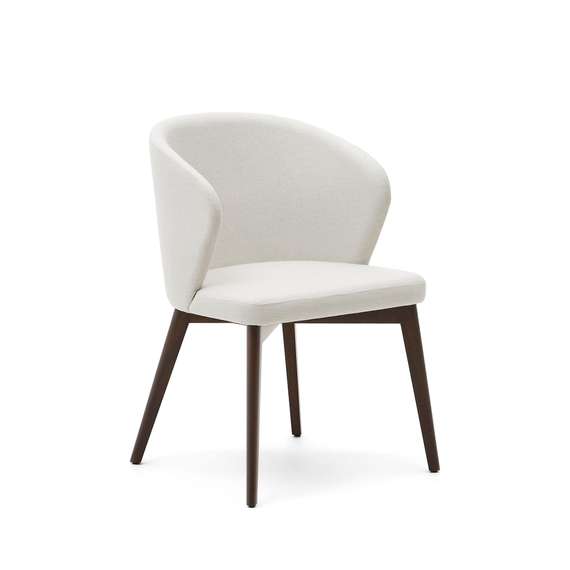 Стул Darice, бежевый шенилл, темные ножки