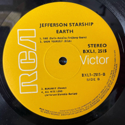 Винтажная виниловая пластинка LP Jefferson Starship Earth (India 1978)