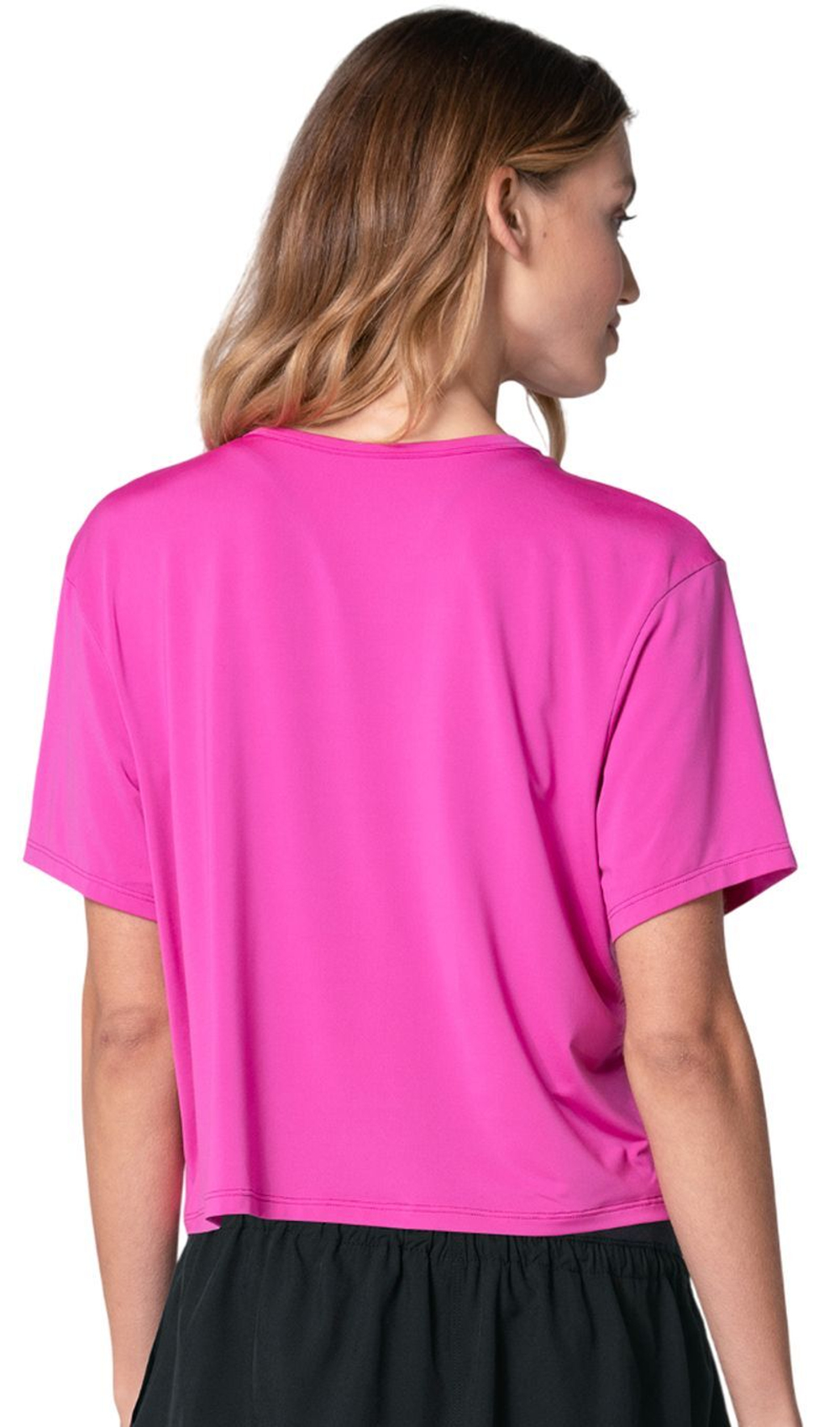 Женская теннисная футболка Lucky in Love Power Box - mulberry