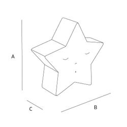 Zara Home Детский ночник, цвет бежевый, 10.5 см · 2679/763