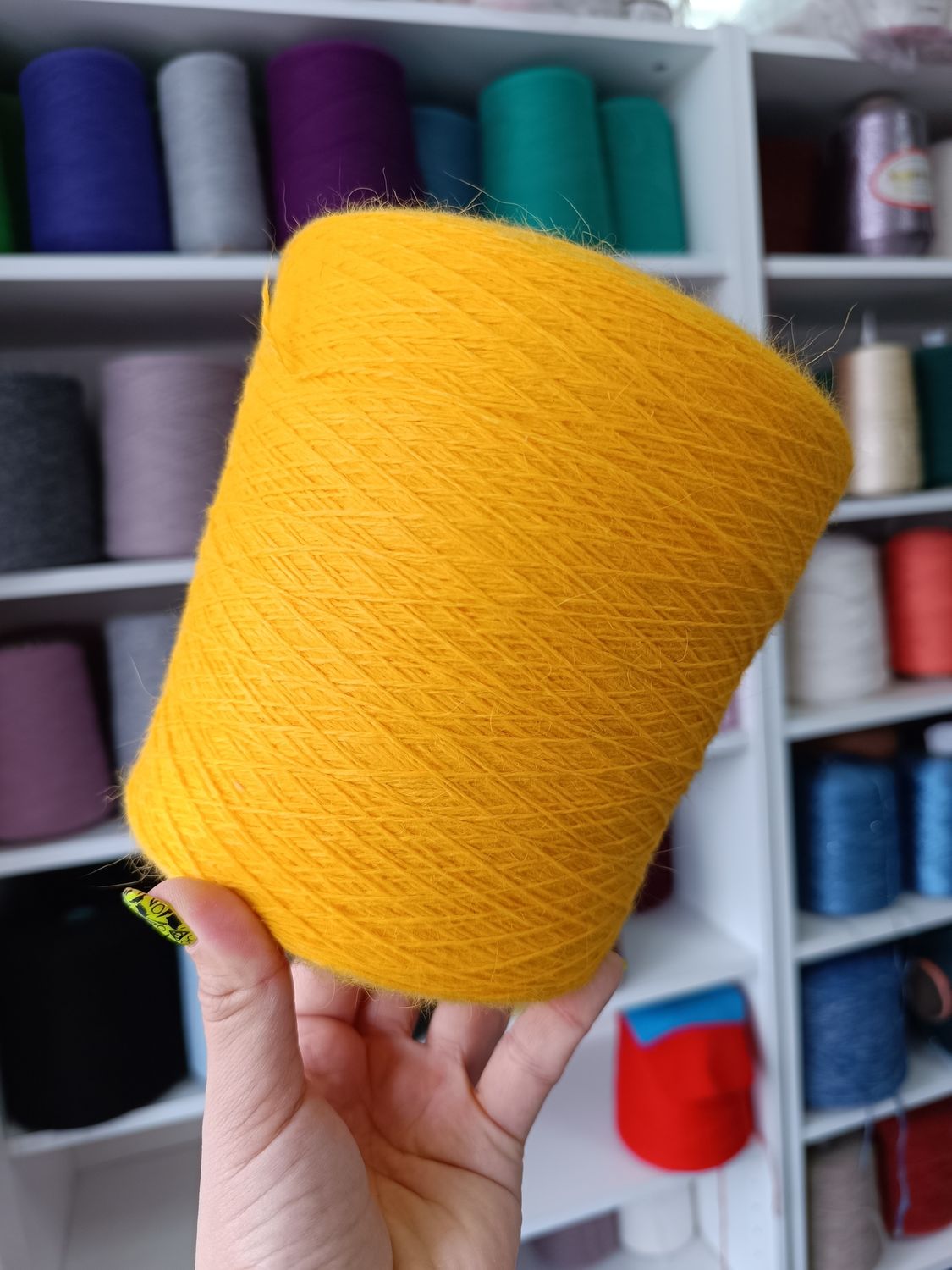 Ангора 70%, нейлон 30% - рандомный цвет