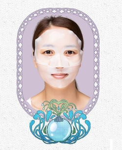 Koelf Pearl & Shea Butter Hydro Gel Mask Pack гидрогелевая маска с жемчугом и маслом Ши