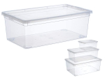 Ящик 5,5л с крышкой прозрачный, 340*190*120мм