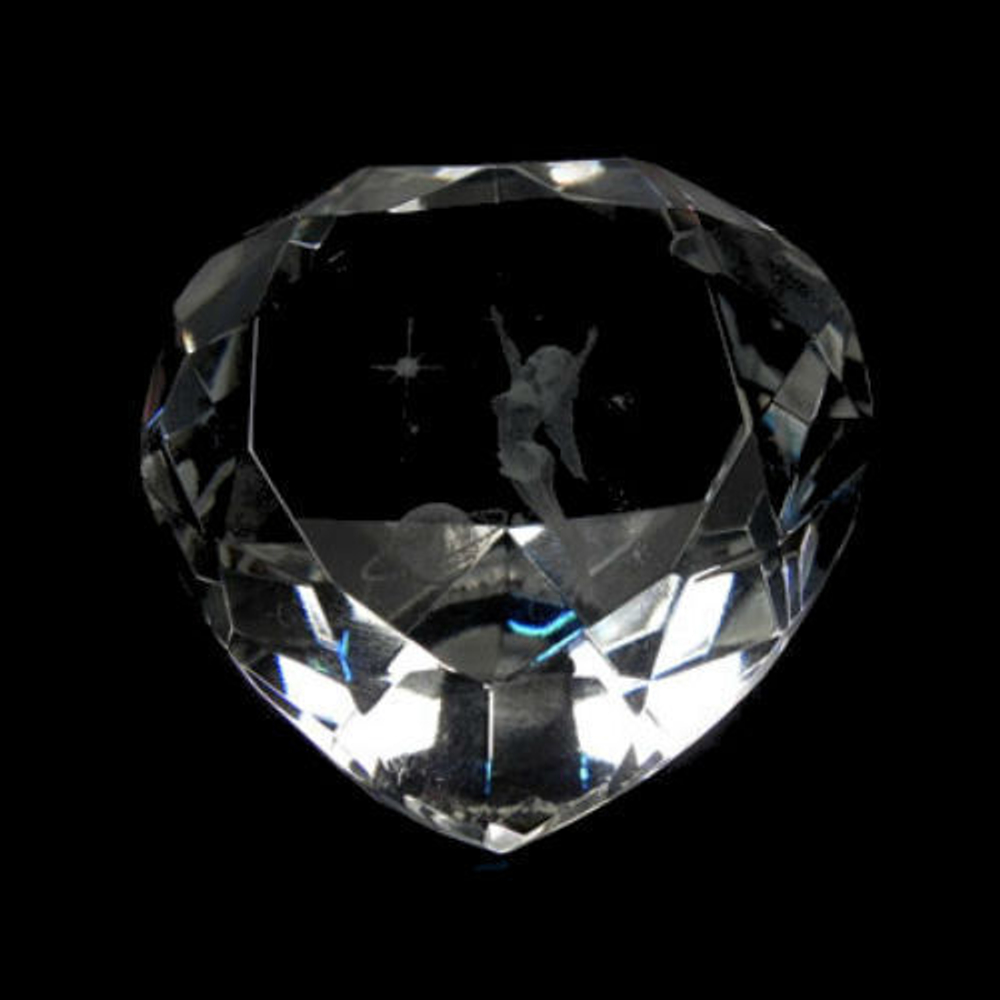 Сувенир "Сердце Зодиак" хрусталь