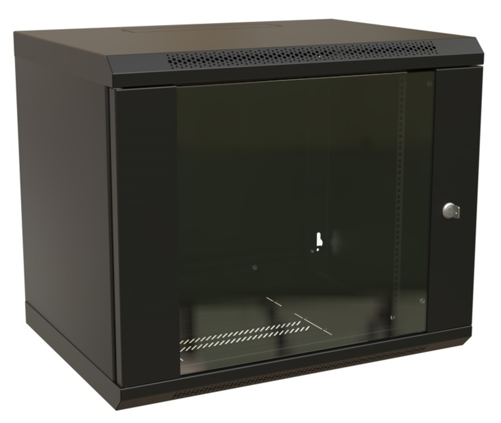 Шкаф серверный 19", 15U WRLine WR-TW-1566-GP-RAL9004