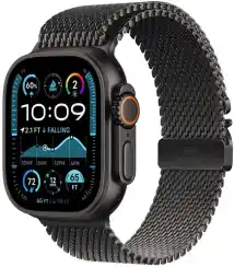 Apple Watch Ultra 2 (2024) GPS + Cellular, 49 мм, корпус из титана, ремешок Titanium Milanese Loop (M) цвета black (черный) MX5U3