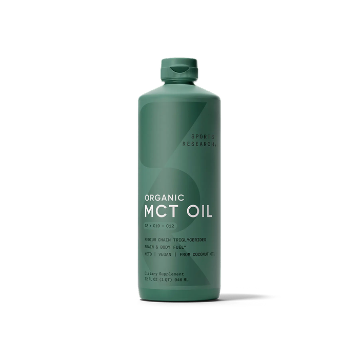 Масло с жирными кислотами МСТ, MCT Oil, Sports Research, 473 мл (16 fl oz)