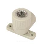 Угольник PP-R комбинированный серый Дн 20х1/2" ВР с креплением VALFEX 10120020Г