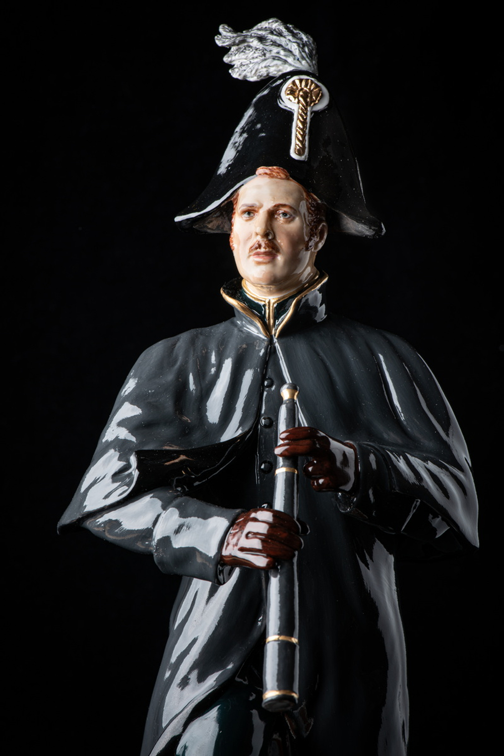 Статуэтка. Фарфор. Солдат. Беллинсгаузен Фаддей Фаддеевич - Русский флотоводец. Россия