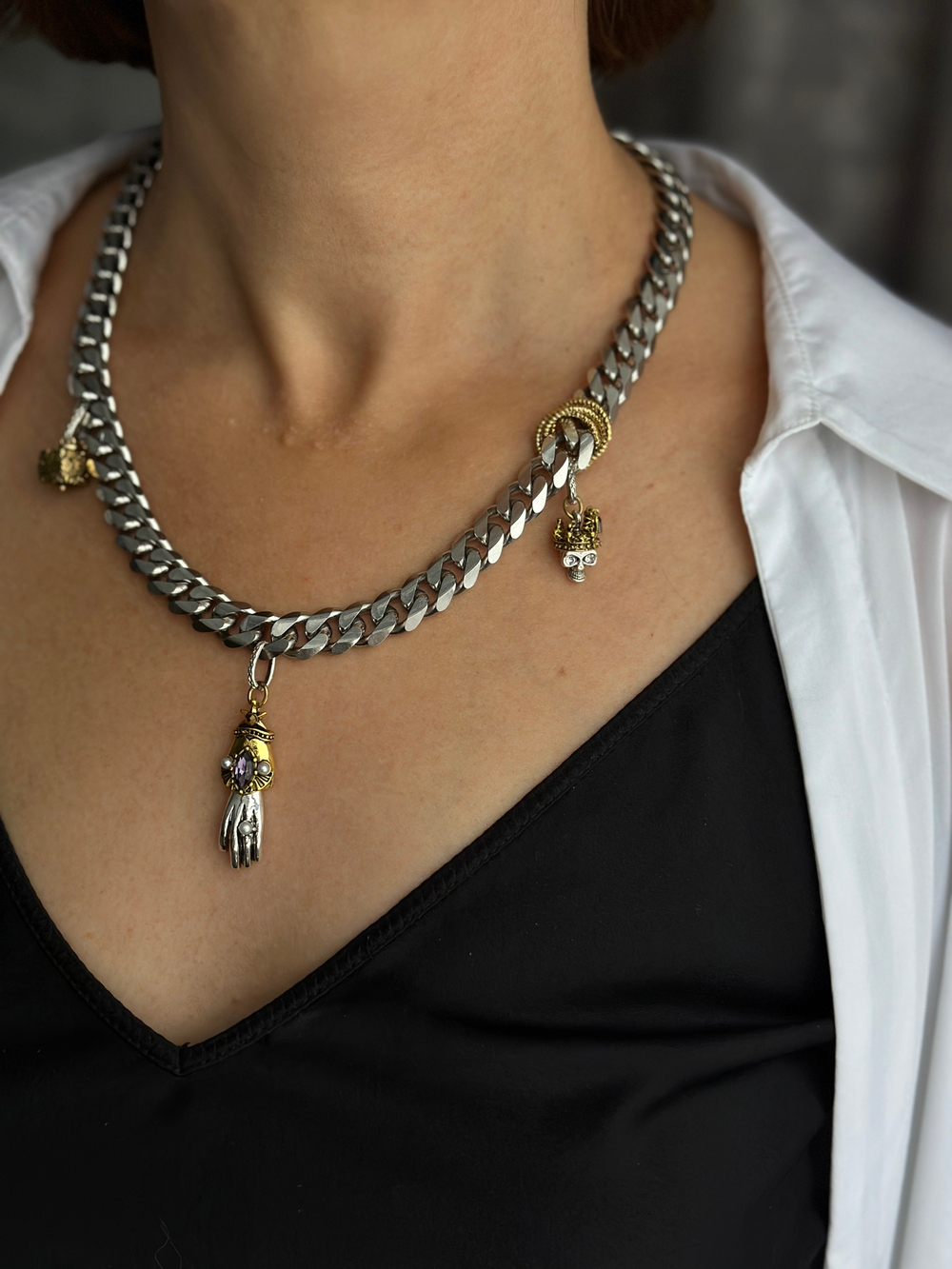 HMG 1315 S  Колье mix арт.1657