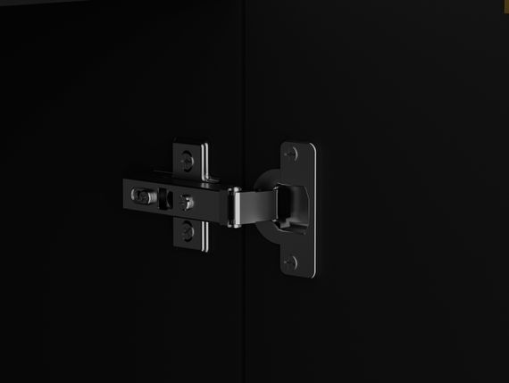 Комодино ПМ-390.12 Комод (Черный софт, Черный)