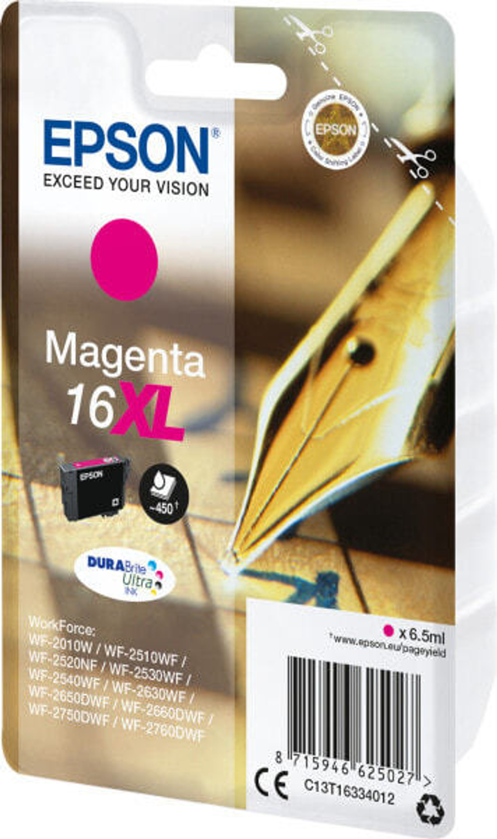 Epson Pen and crossword C13T16334022 струйный картридж 1 шт Подлинный Пурпурный