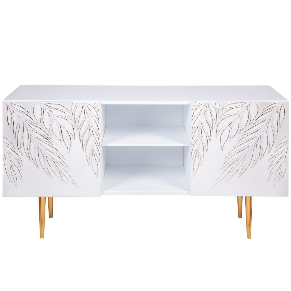 Тумба под ТВ Тропик 117см Стайл Айс Голд