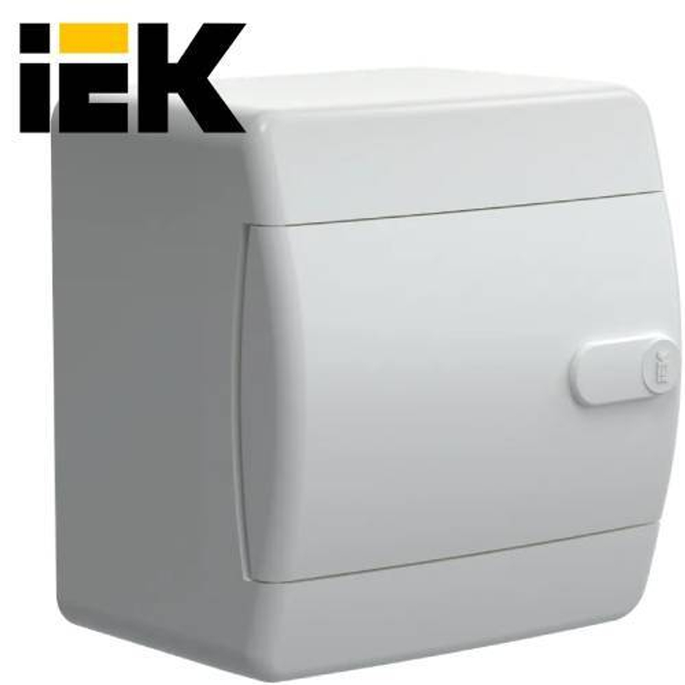 UNION Compact Корпус пластиковый ЩРН-П-4 IP41 белая дверь IEK