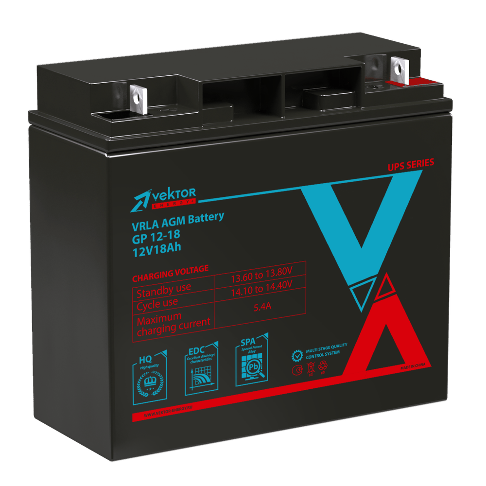 Аккумулятор  VEKTOR ENERGY GP 12-18