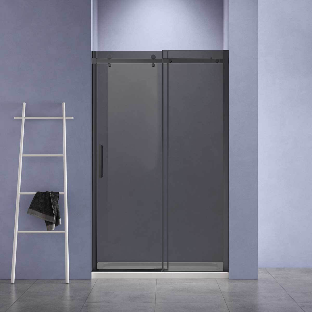 Душевая дверь Como-N VDS-4CN140CGB, 1400, черный, стекло тонированное, , шт