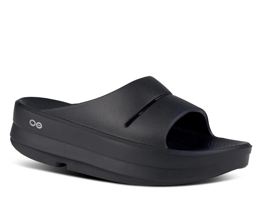 Шлёпанцы OOFOS OOAHH Black Matte U Черные