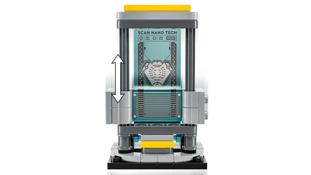 Конструктор LEGO Marvel 76315 Лаборатория Железного человека: Зал доспехов