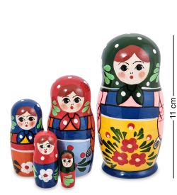 Народные промыслы МР-80/11-A Матрешка 5м «Машенька» (загорская)