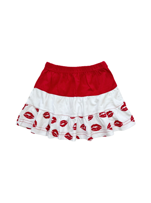 Юбочка Поцелуйчики red