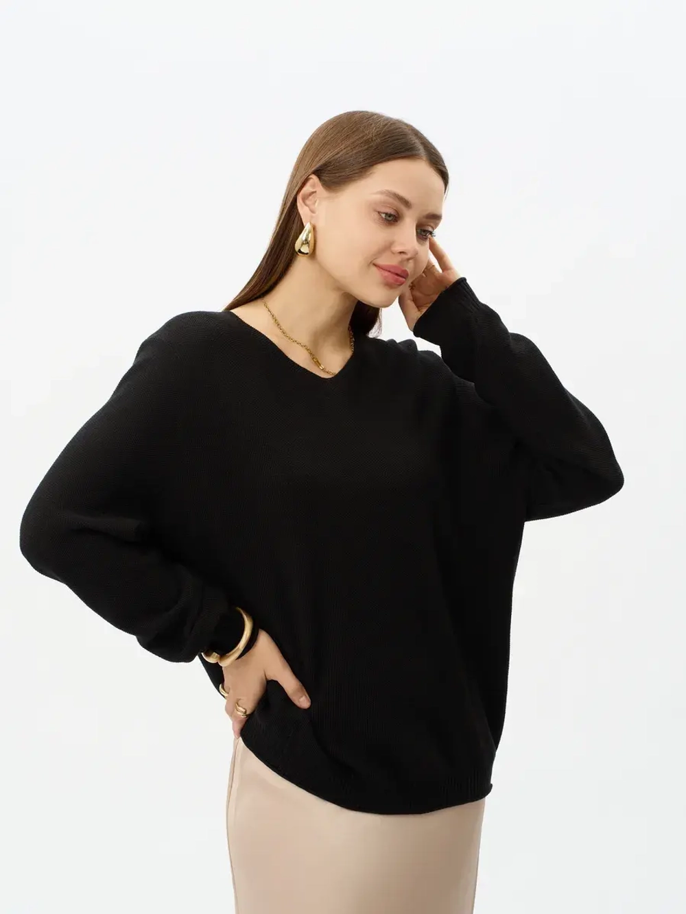 Кофта вязанная тонкая 9932-ДК
