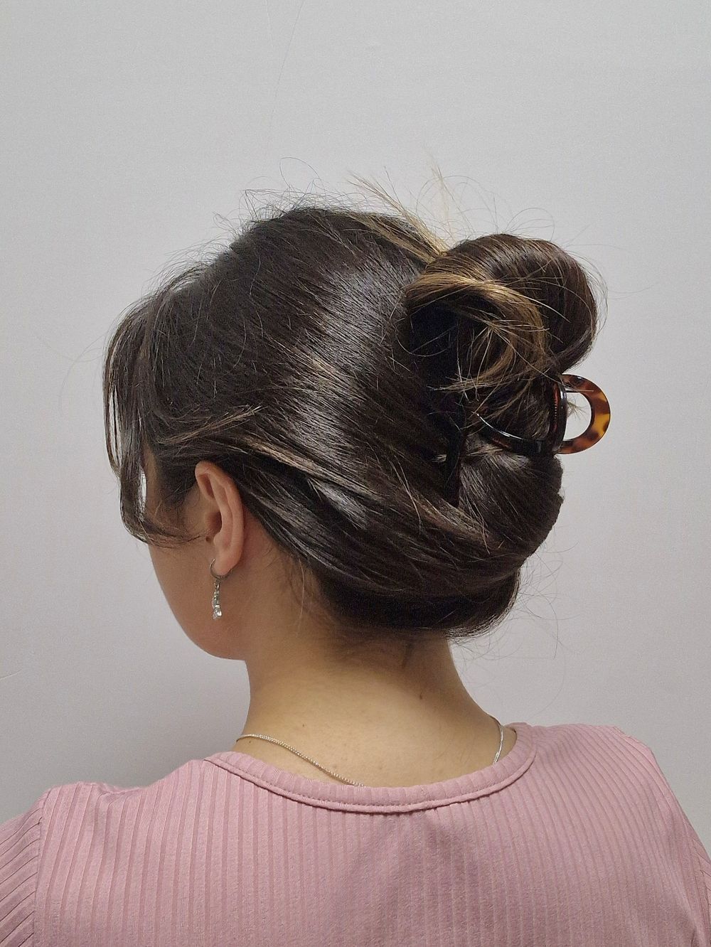 Краб для волос 8 см, глянцевый, черепаховый, MONTE VITA, 457008