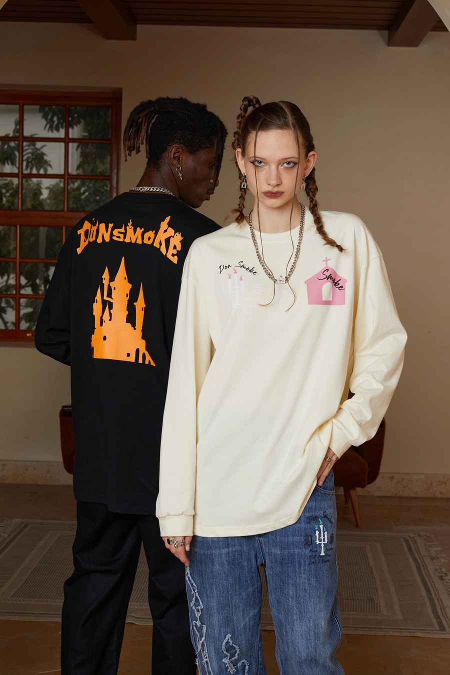 Лонгслив DONSMOKE "DSM Castle" Oversized Longsleeve