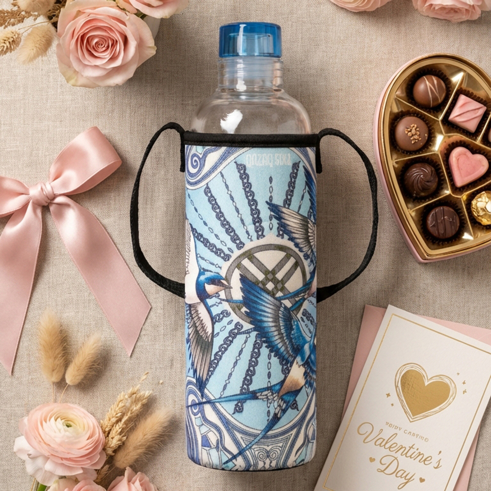 Бутылка стеклянная Қарлығаш