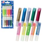 Гели с блестками ЛУЧ "Блеск", НАБОР 10 цветов, в тубах по 5 мл, блистер, 22С1425-08