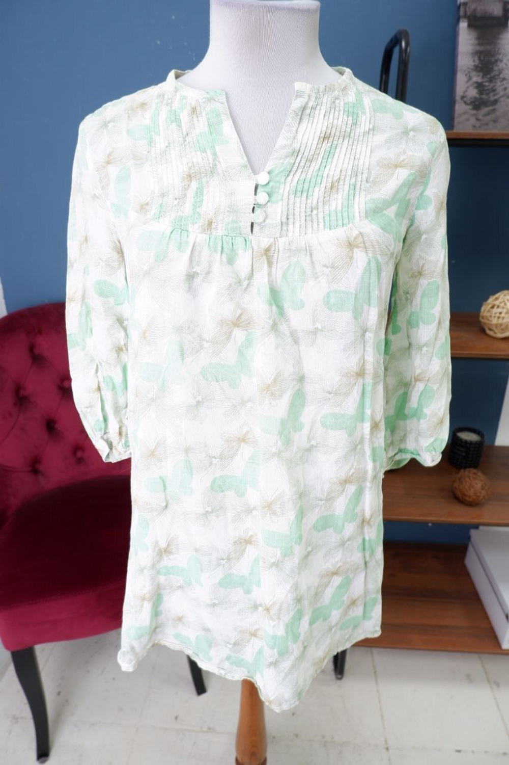 Блузка Topshop из хлопка 48 размер