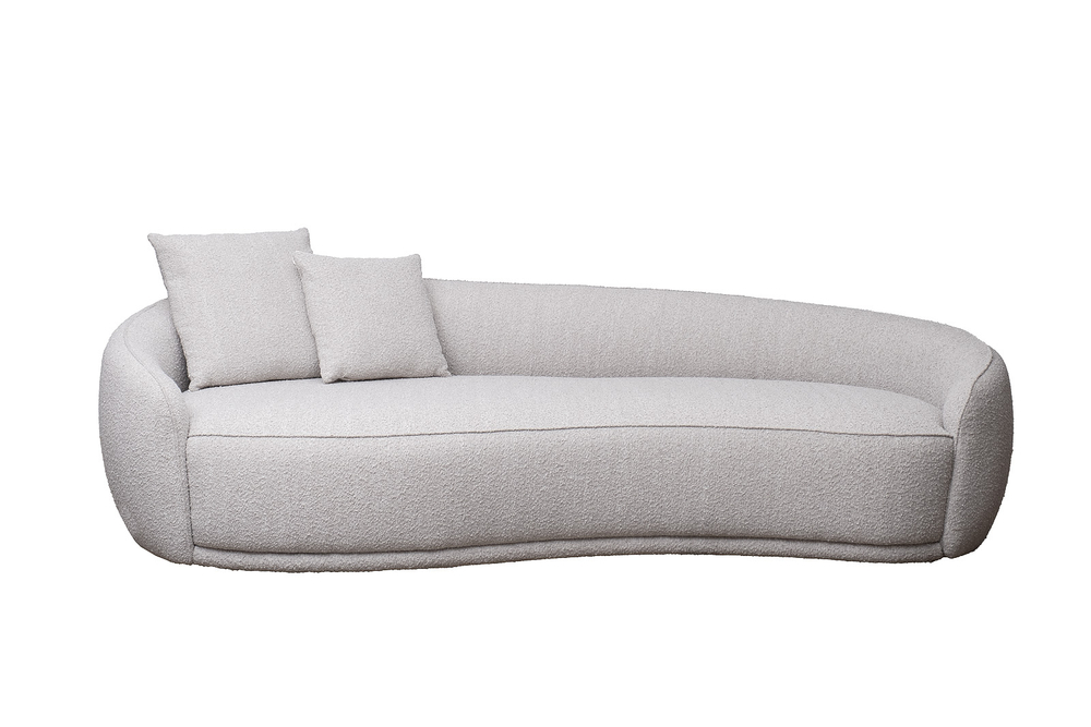 Диван Garda Decor трехместный Тулон (GD, Toulon) (левый) бежевый букле Orso-BEG 257*119*72 см