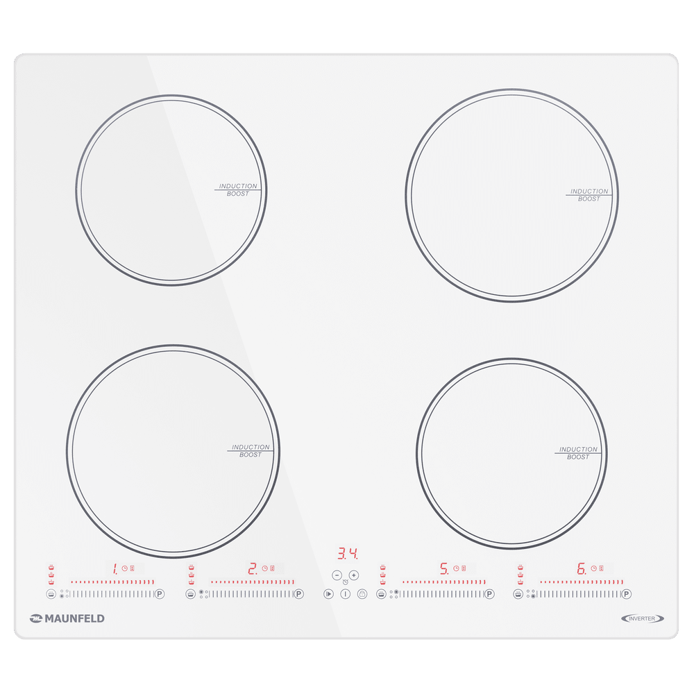 Встраиваемая индукционная варочная панель Maunfeld CVI594SWH Inverter