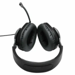 Компьютерная гарнитура JBL Quantum 100, черные, игровые наушники проводные