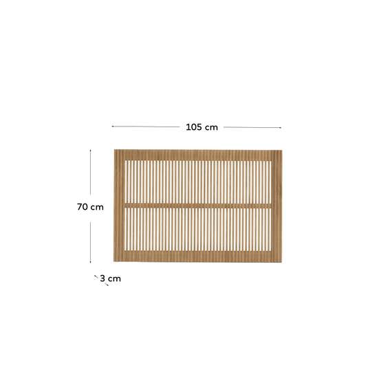 Beyla Изголовье из массива ясеня для кроватей шириной 90 см