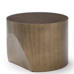 Стол журнальный CT6105-2I (D60) матовая бронза/металл