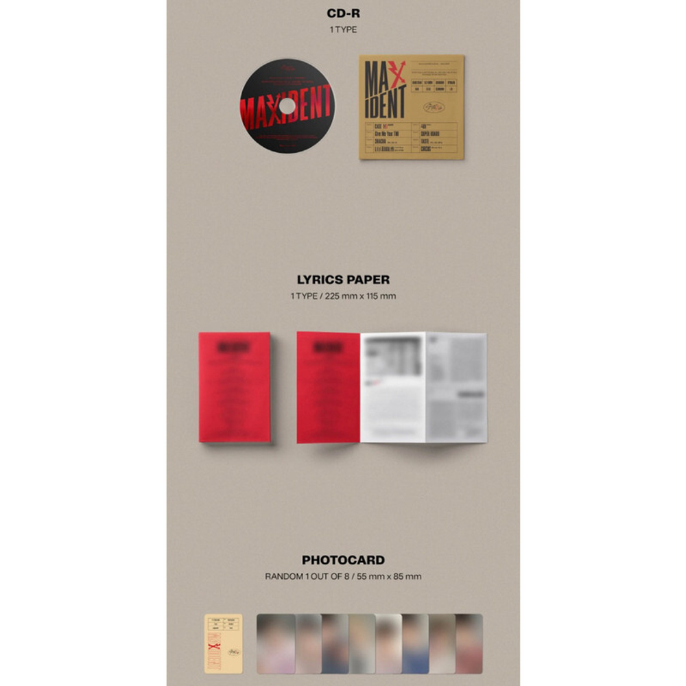 Альбом Stray Kids MAXIDENT (case ver.)