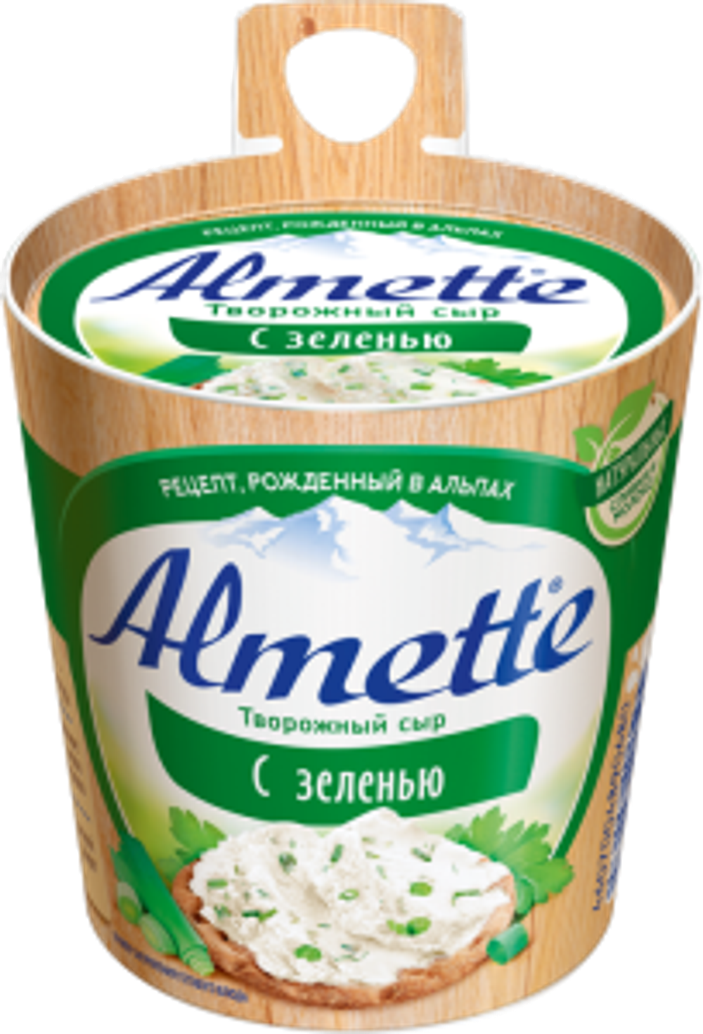 Сыр творожный Hochland Almette с зеленью 60% (150 г)