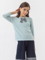 Джемпер голубой для девочки арт. AT824-1