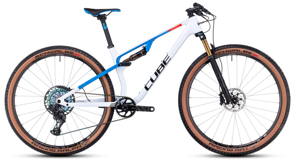 Двухподвесный велосипед Cube AMS Zero99 C:68X SLT 29 (2024)