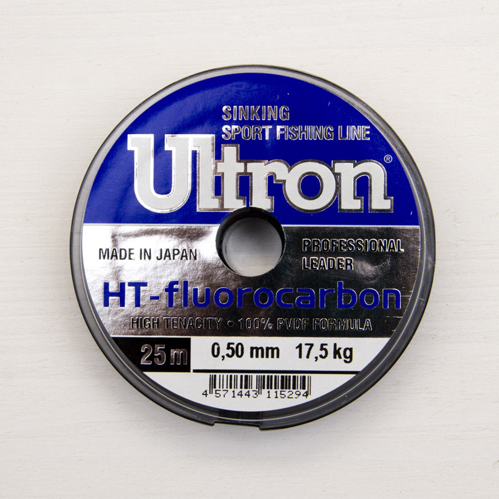 Поводковый флюрокарбоновый материал Ultron 25 м, 0,5 мм