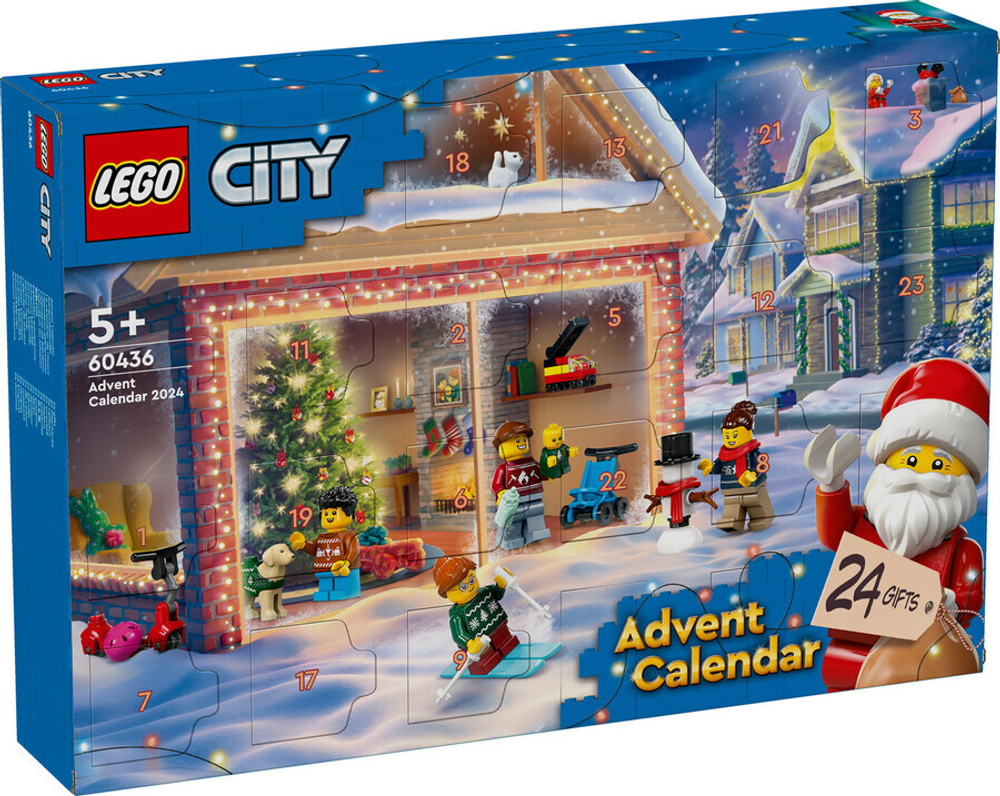 Конструктор LEGO City 60436 Новогодний адвент календарь 2024