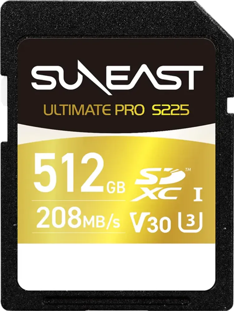 Карта памяти Suneast ULTIMATE PRO SDXC 512GB UHS-I U3 V30, R 208 МБ/с