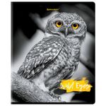 Тетрадь А5, 48 л., BRAUBERG, скоба, клетка, выборочный лак, "Wild eyes", 404343, 5шт