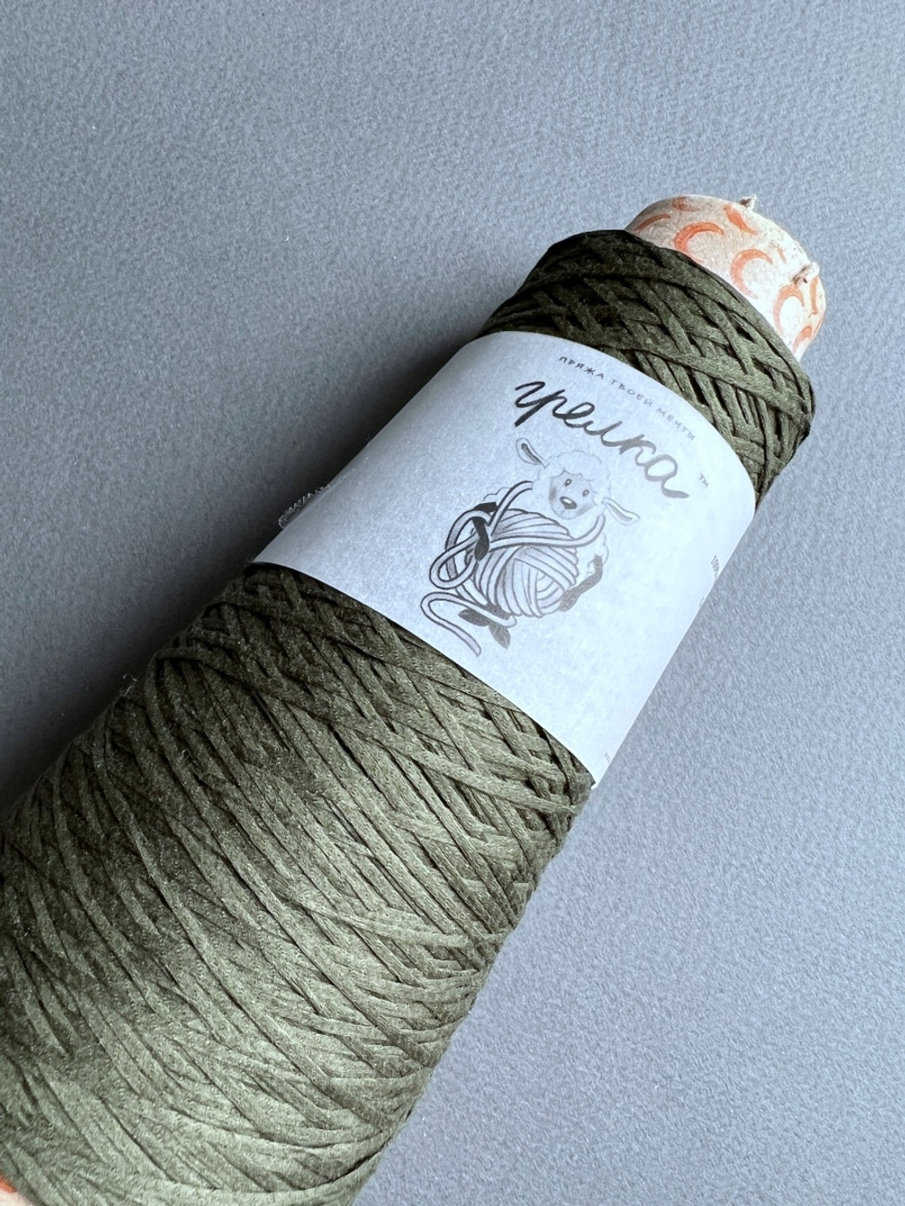 Пряжа ленточка плоская хлопковая