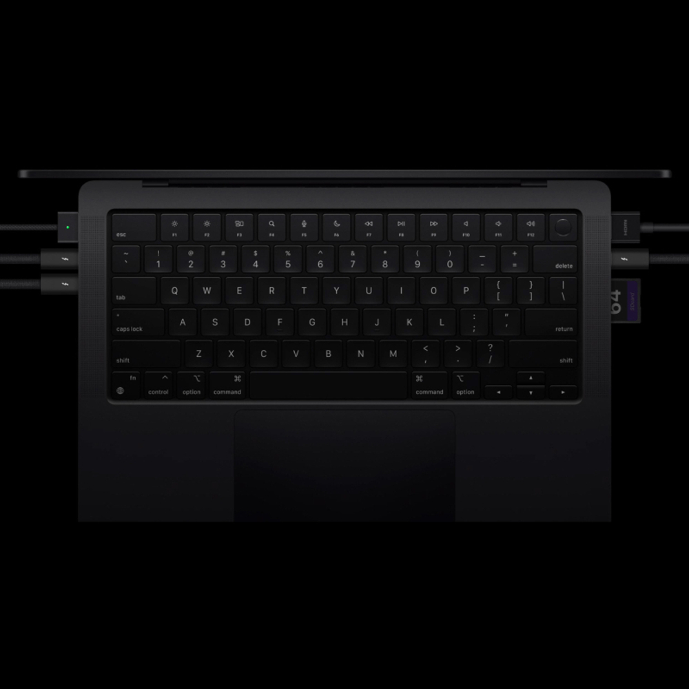 Ноутбук Apple MacBook Pro 16" 2024 (M4 Max 16C CPU, 40C GPU, 2024) 48 ГБ, 1 ТБ SSD, Космические Черный (Space Black)