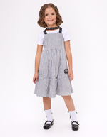 Платье-сарафан клетка