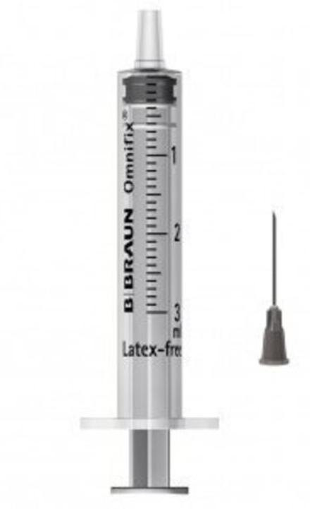 Шприц трехкомпонентный Омнификс 3 мл, без иглы