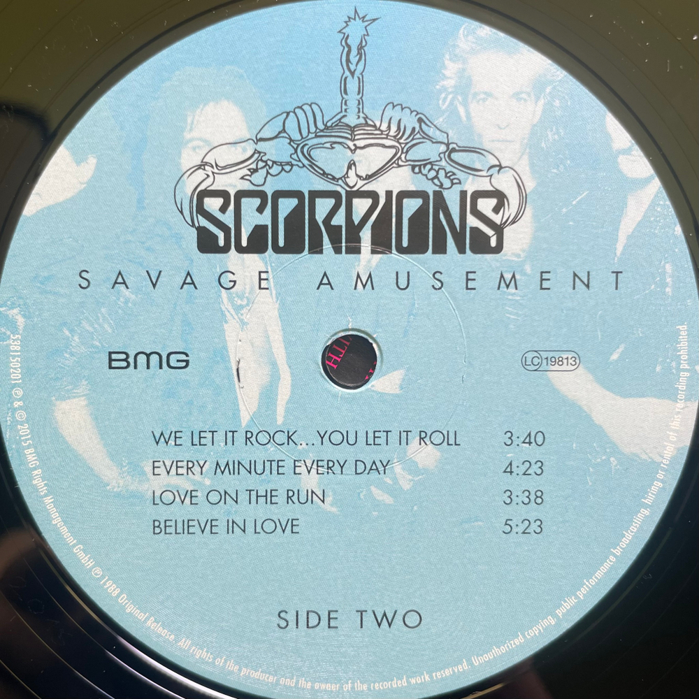 Scorpions ‎– Savage Amusement (Европа 2015г.)