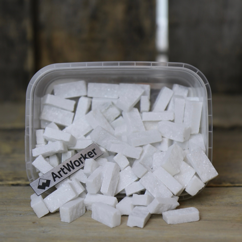 Натуральный камень колотый на модуль для мозаики