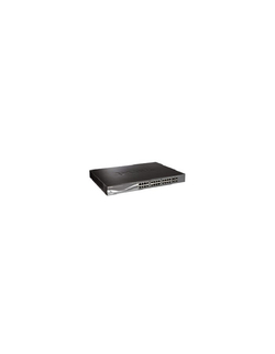 Коммутатор D-Link DGS-1510-28P / A1A PROJ Настраиваемый L2+ стекируемый коммутатор с 24 портами 10 / 100 / 1000Base-T, 2 портами 1000Base-X SFP и 2 портами 10GBase-X SFP+ (24 порта PoE 802.3af / at, PoE-бюджет 193 Вт)